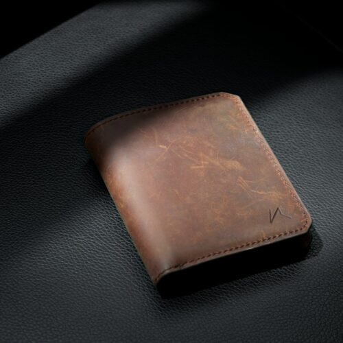 Meher Zip Wallet in black leather